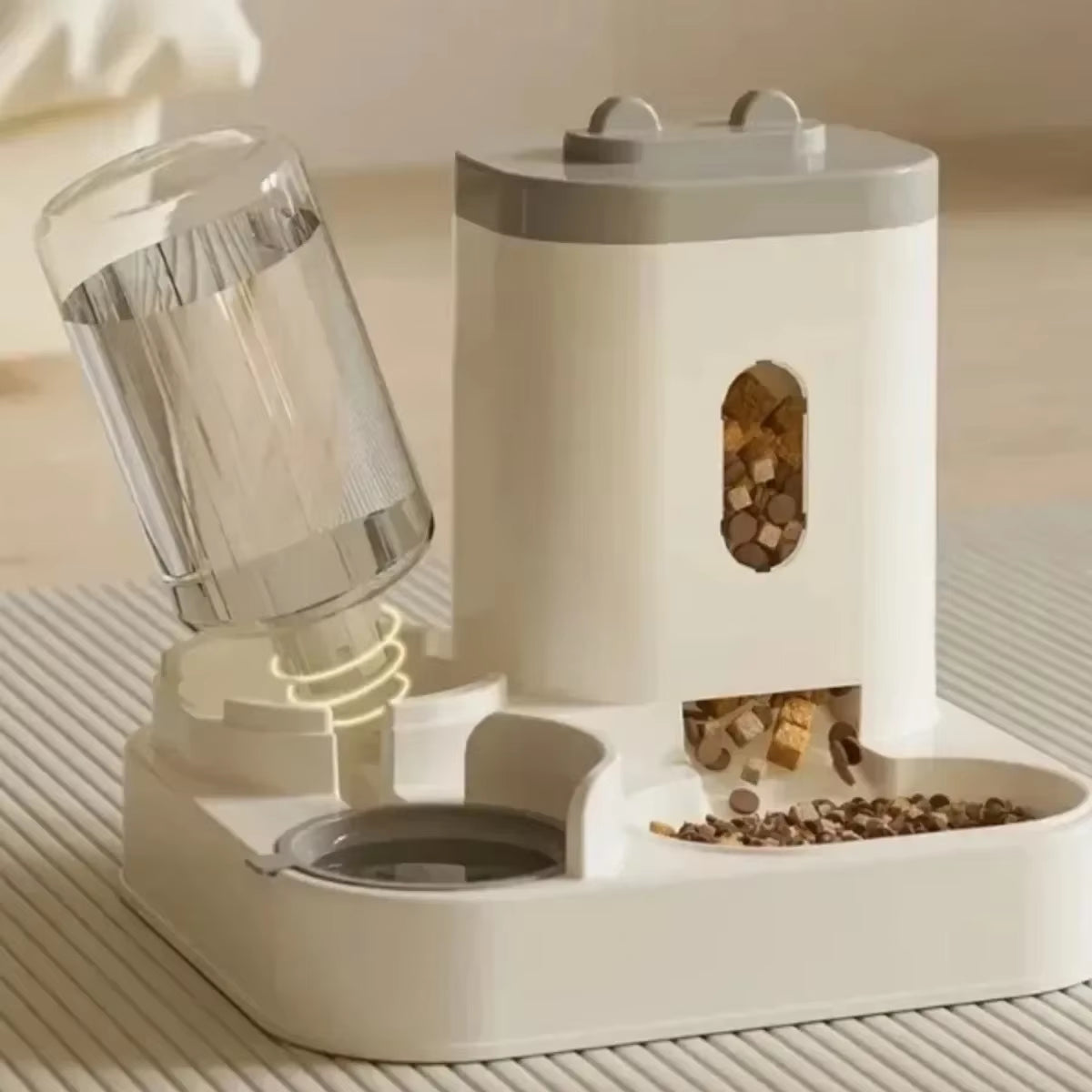 Automatic Pet Feeder & Water Bowl