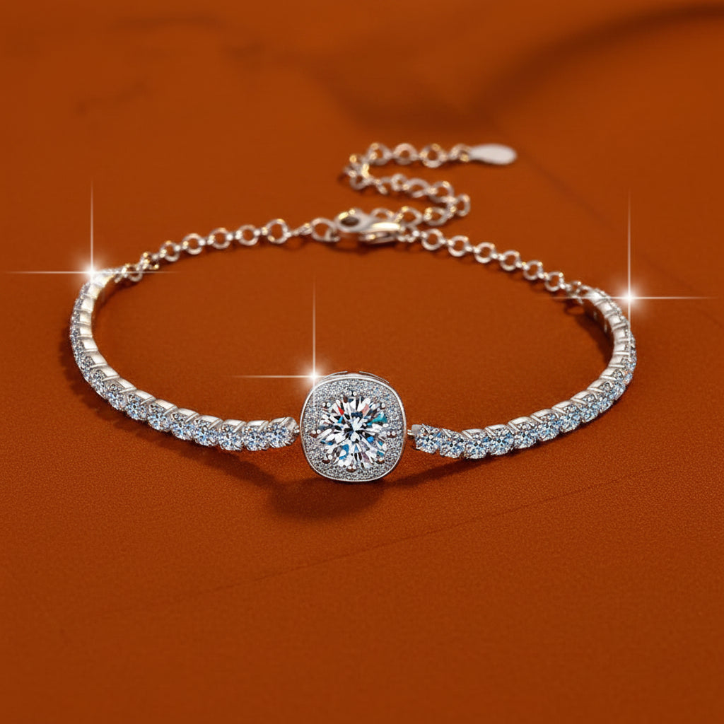 THE ELEGANT CENTER DIMOND BRACELET