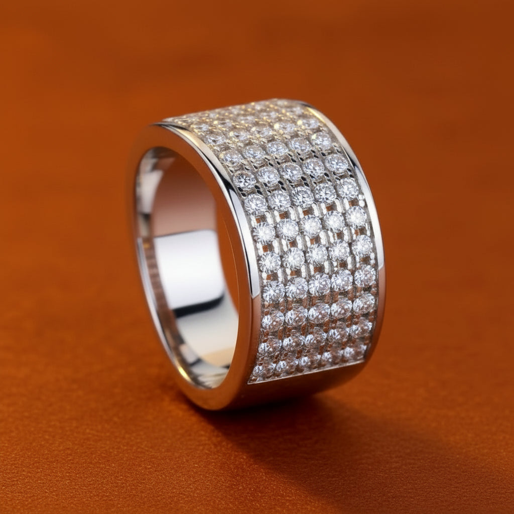 The Riviera Wide Band Ring