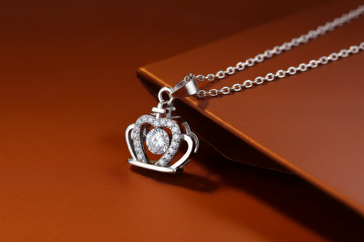 HEART CROWN PENDENT