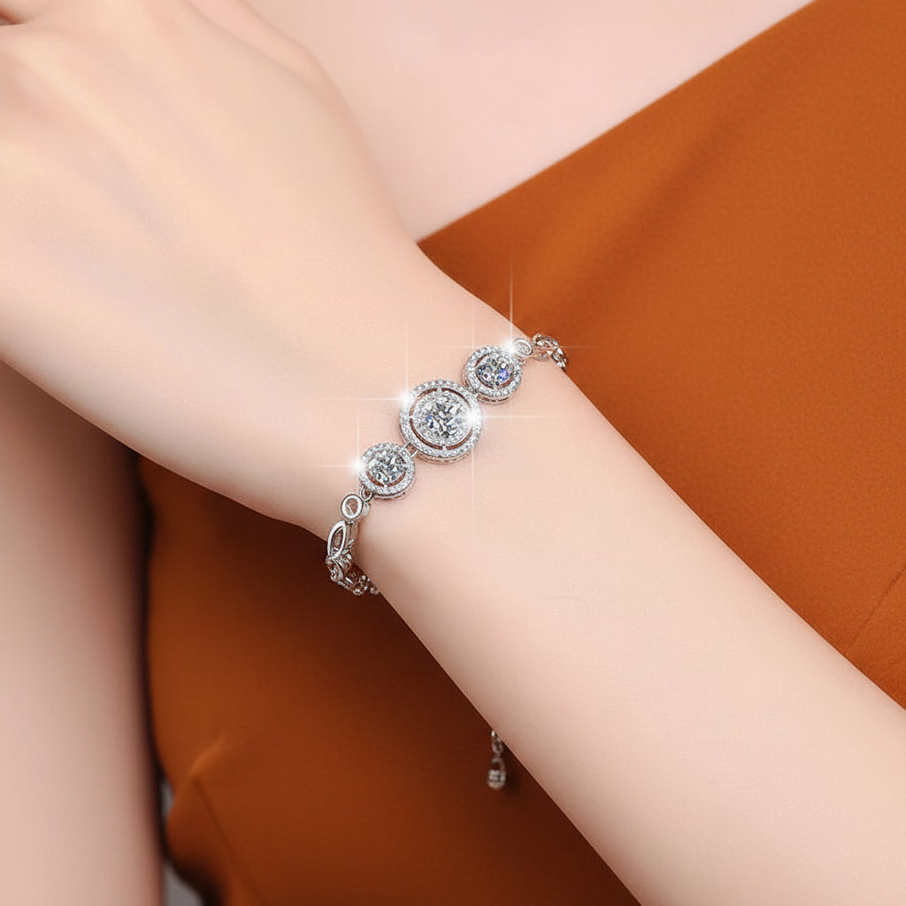 TRI ORBITAL DIMOND BRACELET