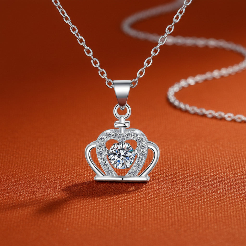 HEART CROWN PENDENT