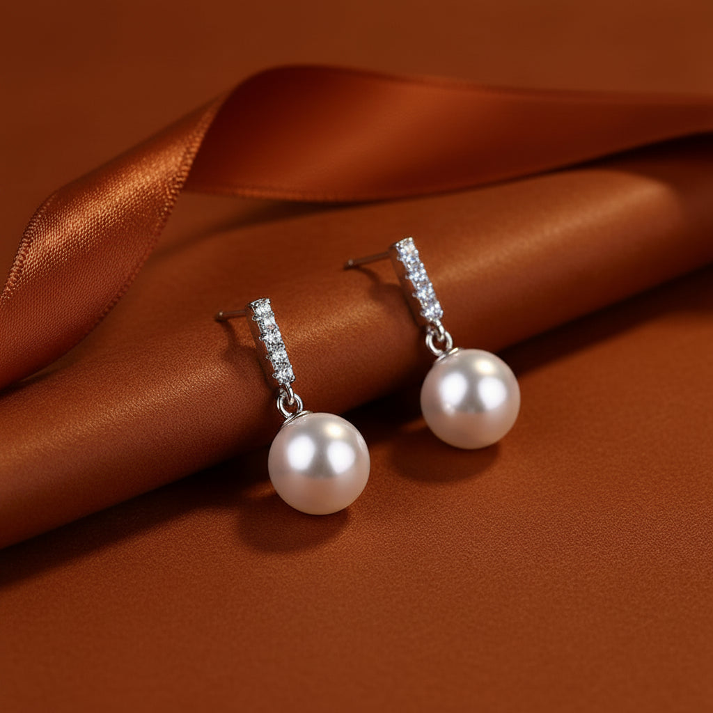 THE FRESHWATER PERL EARRINGS