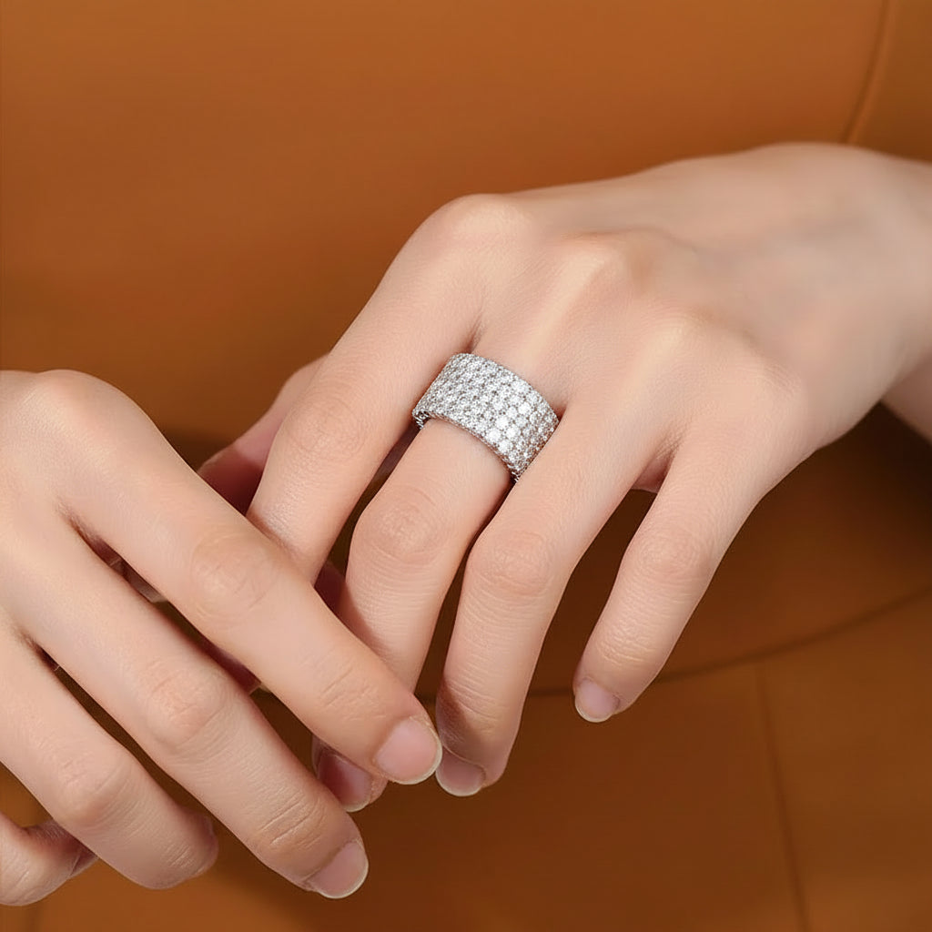 The Riviera Wide Band Ring
