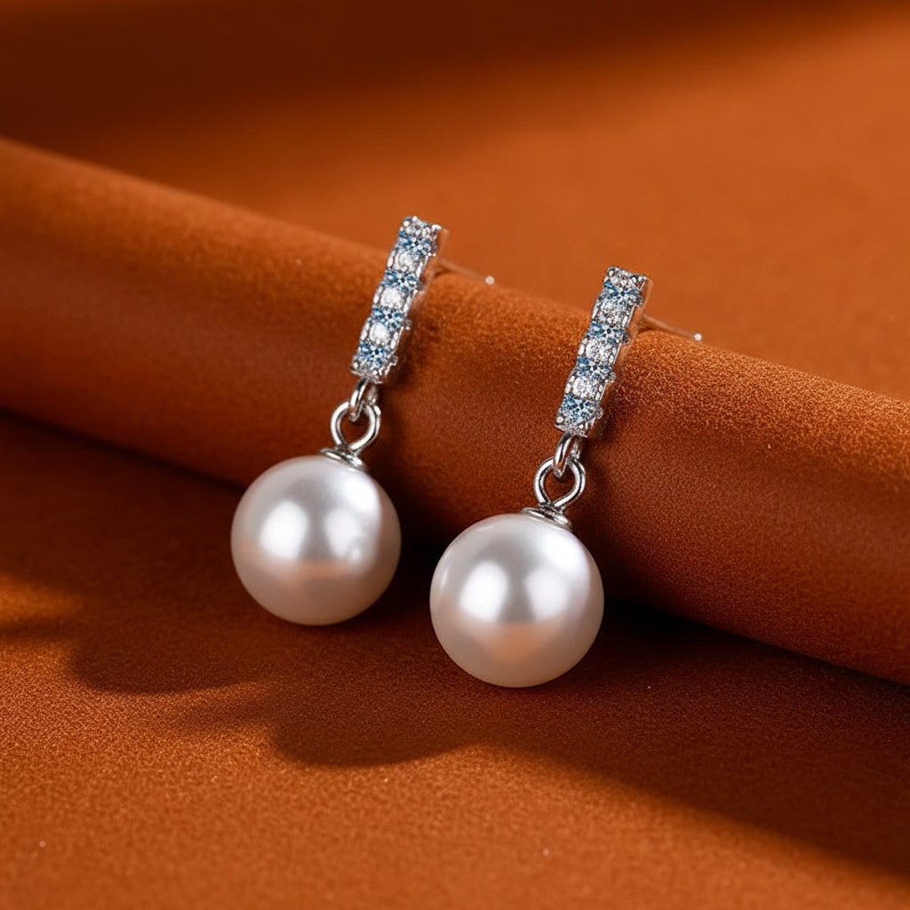THE FRESHWATER PERL EARRINGS