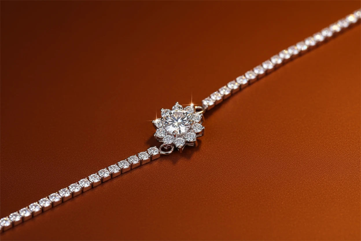 THE SUNFLOWER CHARM BRACELET