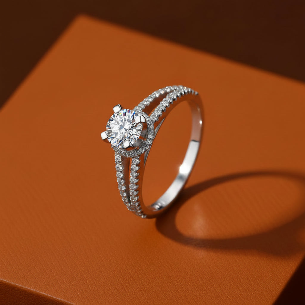 The Seraphina Split-Shank Ring