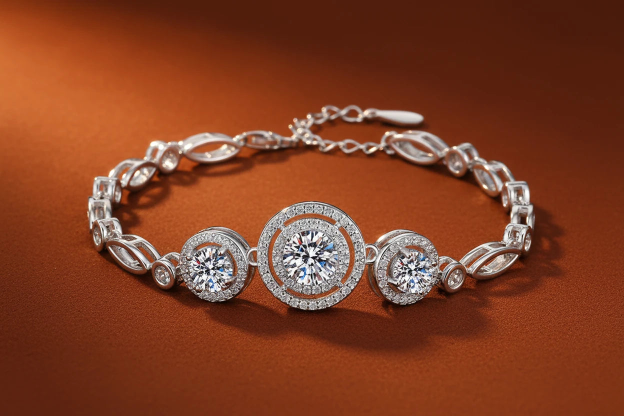 TRI ORBITAL DIMOND BRACELET