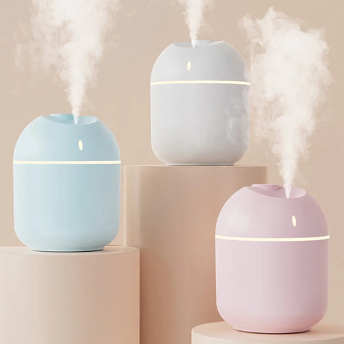 270ml Cool Mist Humidifier & Aroma Diffuser with LED Night Light