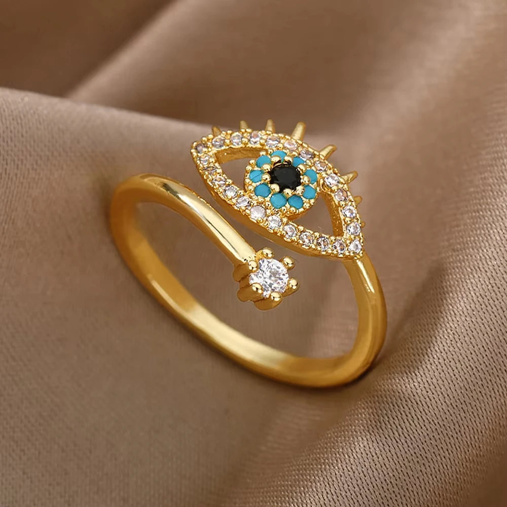18k Gold-Plated Zicron Ring