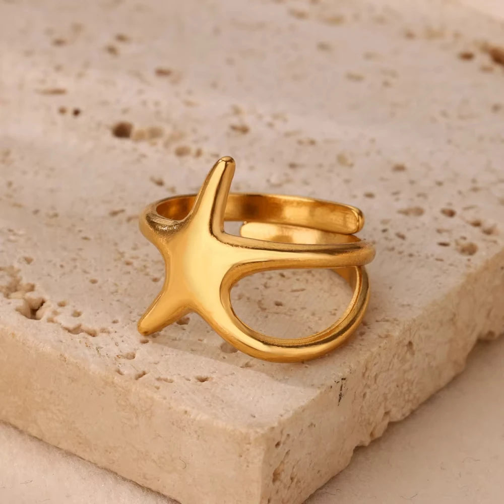 18k Gold-Plated Zicron Ring