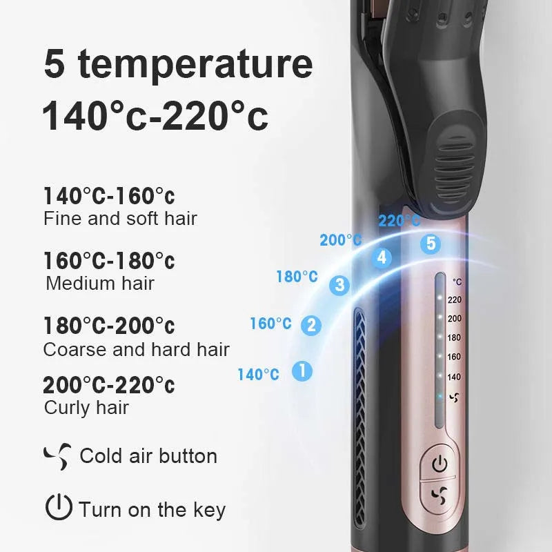 2 in 1 Ceramic Cool Airflow Hair Styler Portable