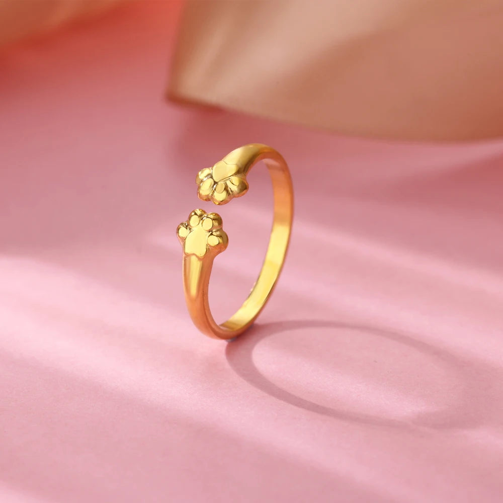 18k Gold-Plated Zicron Ring