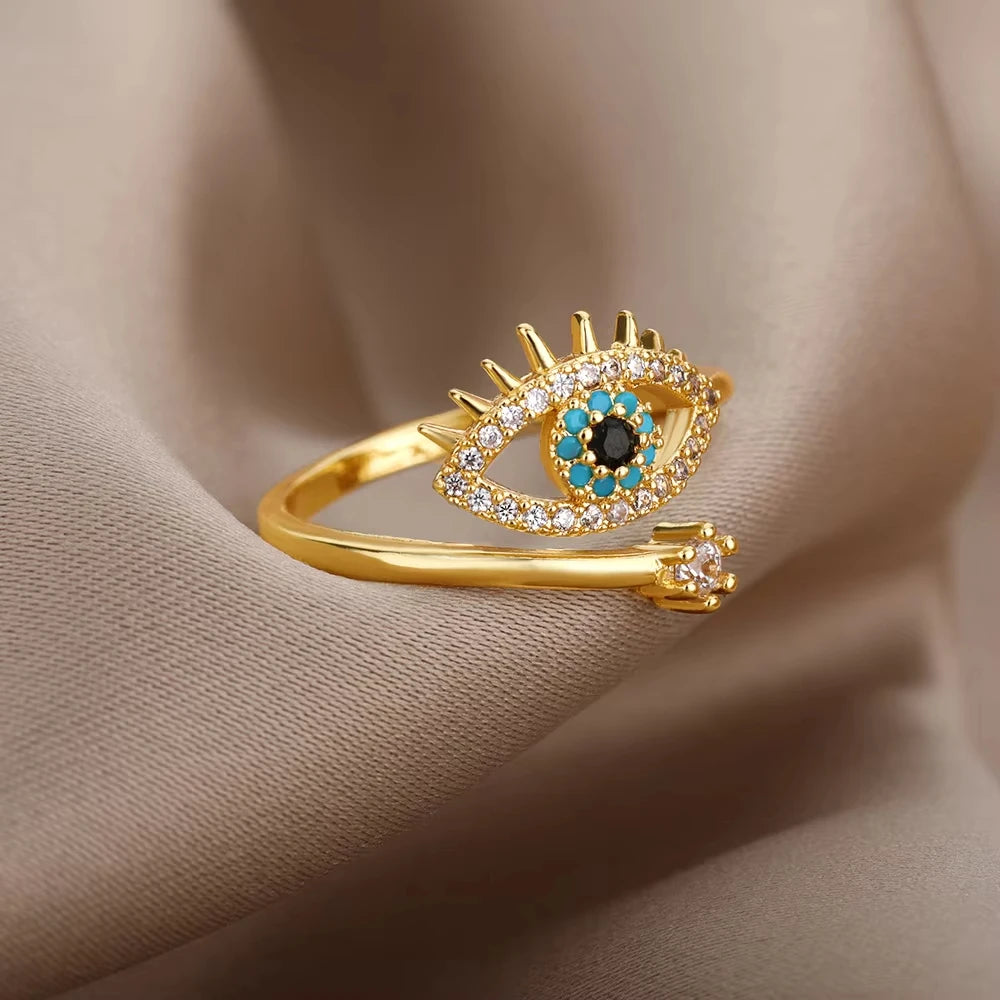 18k Gold-Plated Zicron Ring