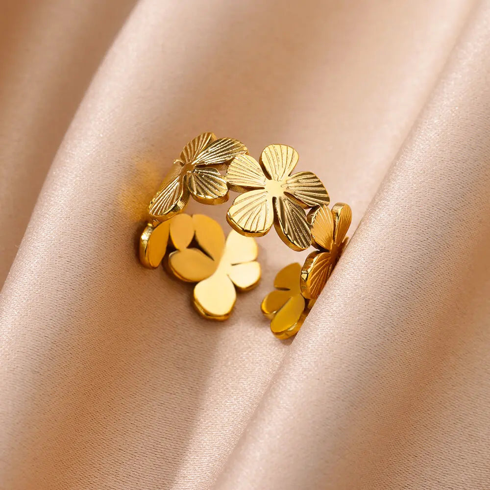 18k Gold-Plated Zicron Ring