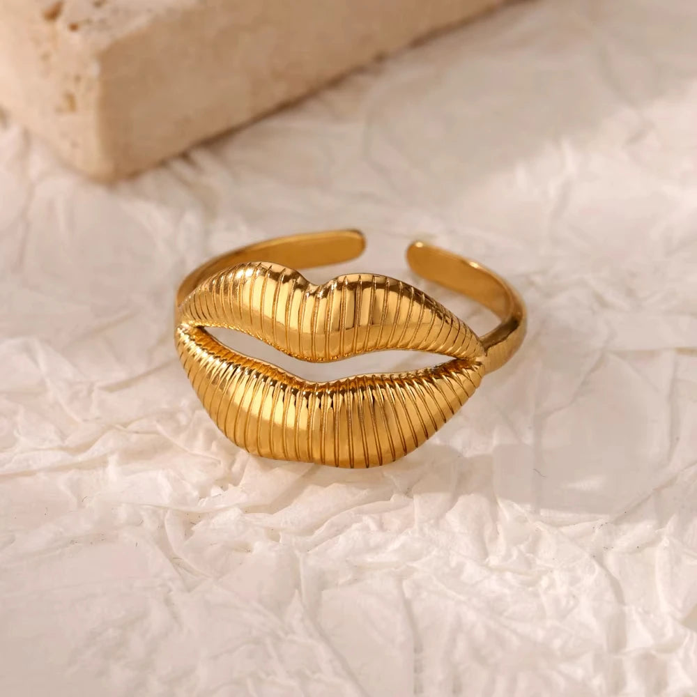 18k Gold-Plated Zicron Ring