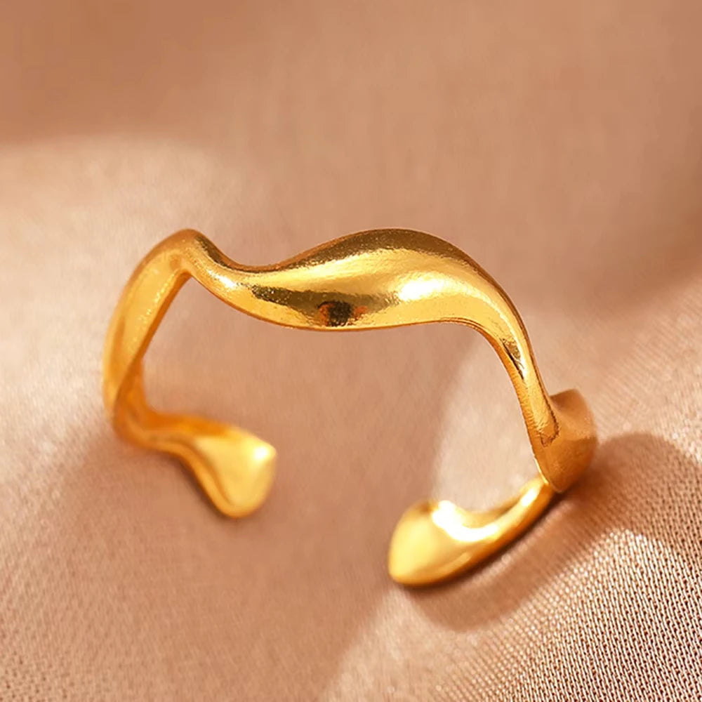 18k Gold-Plated Zicron Ring