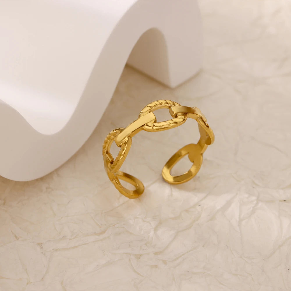 18k Gold-Plated Zicron Ring