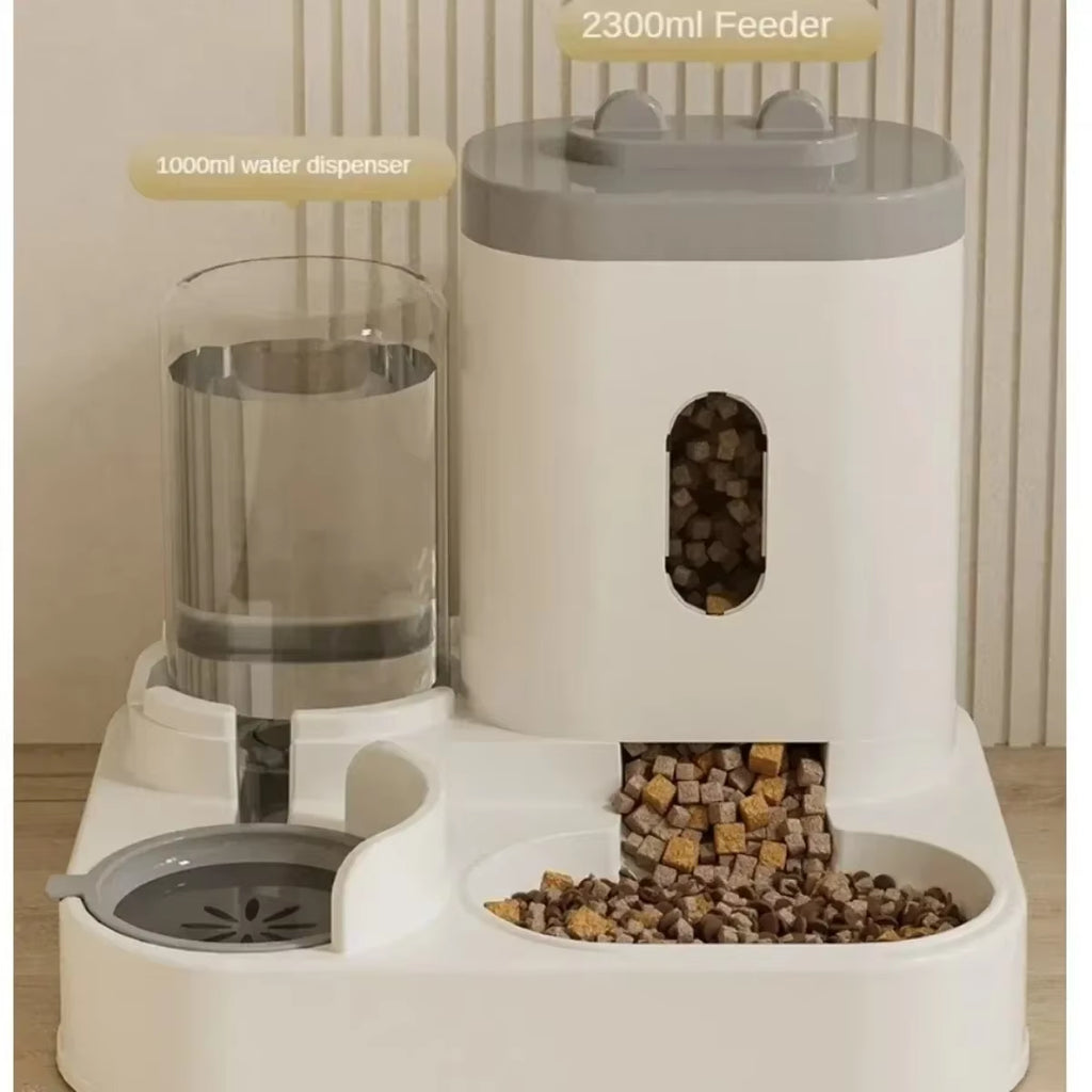 Automatic Pet Feeder & Water Bowl